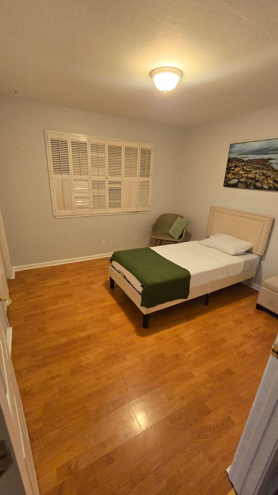Private resident room at Brittany Lane Care Home